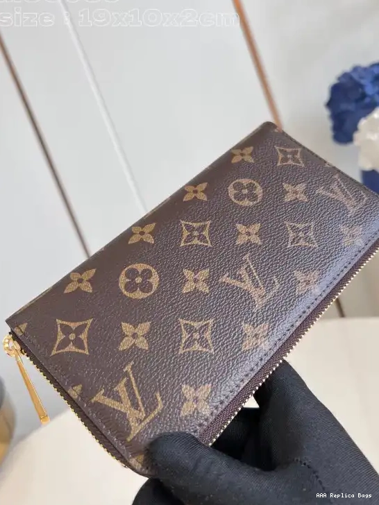 Aaa replica ru VUITTON WALLET-10*20*2 cm LOUIS ZIPPY 0507